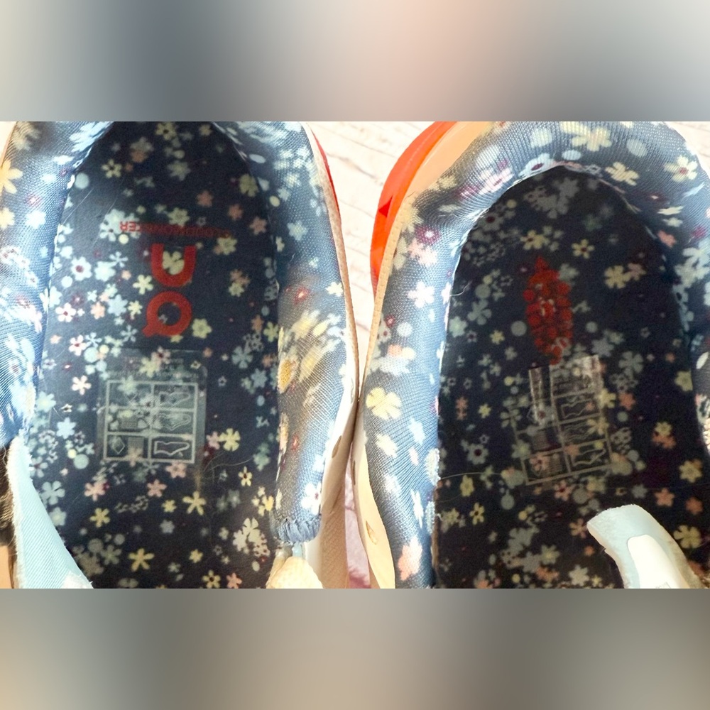 On Running Cloudnova Sail White with Coral Pink Soles Sneakers - Picture 8 of 9